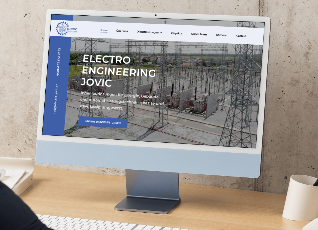 Website Development in the Electrical Engineering Sector